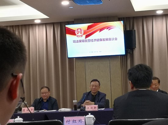 全國人大代表、方大集團董事長熊建明參加司法保障民營經濟健康發展座談會